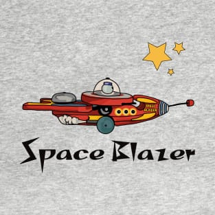 Vintage Space Blazer Toy Rocket T-Shirt